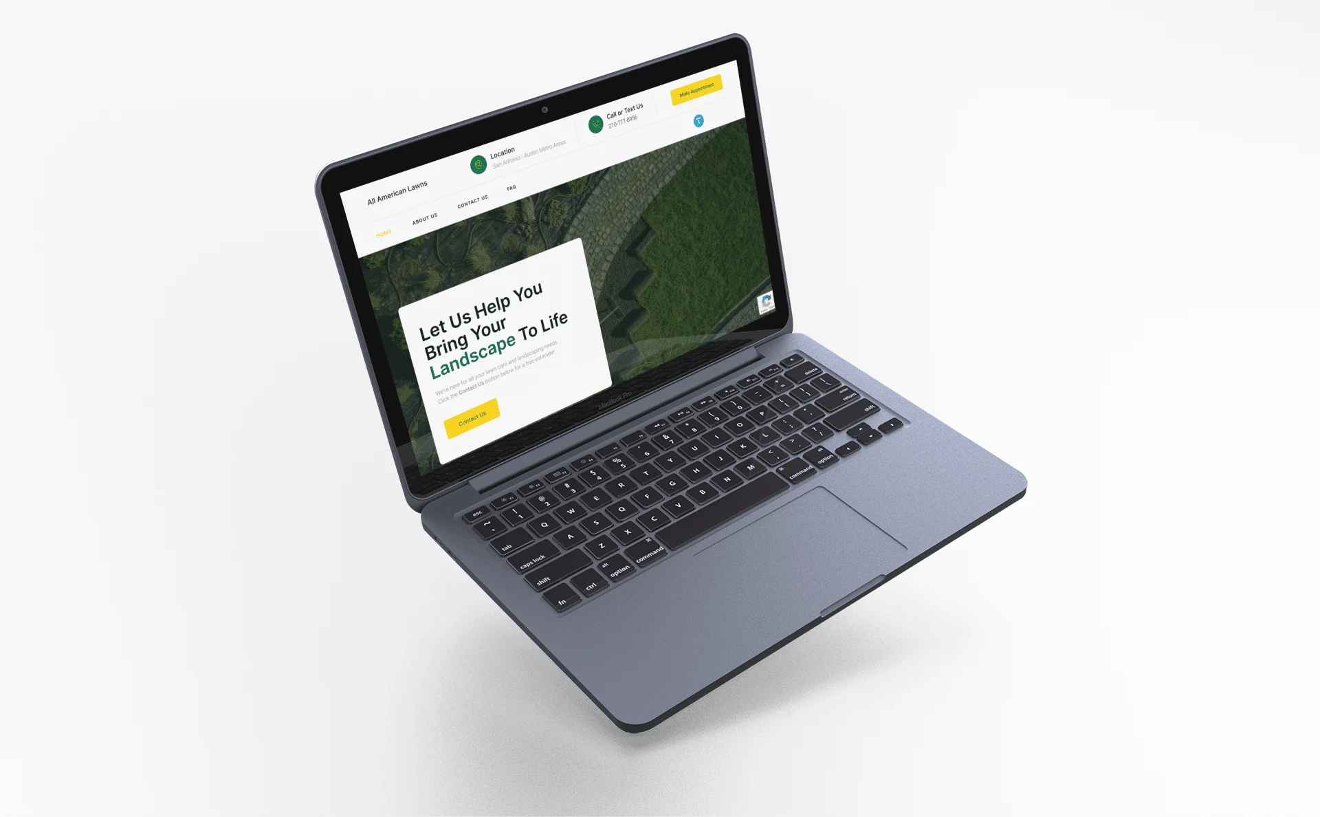 All American Lawns website