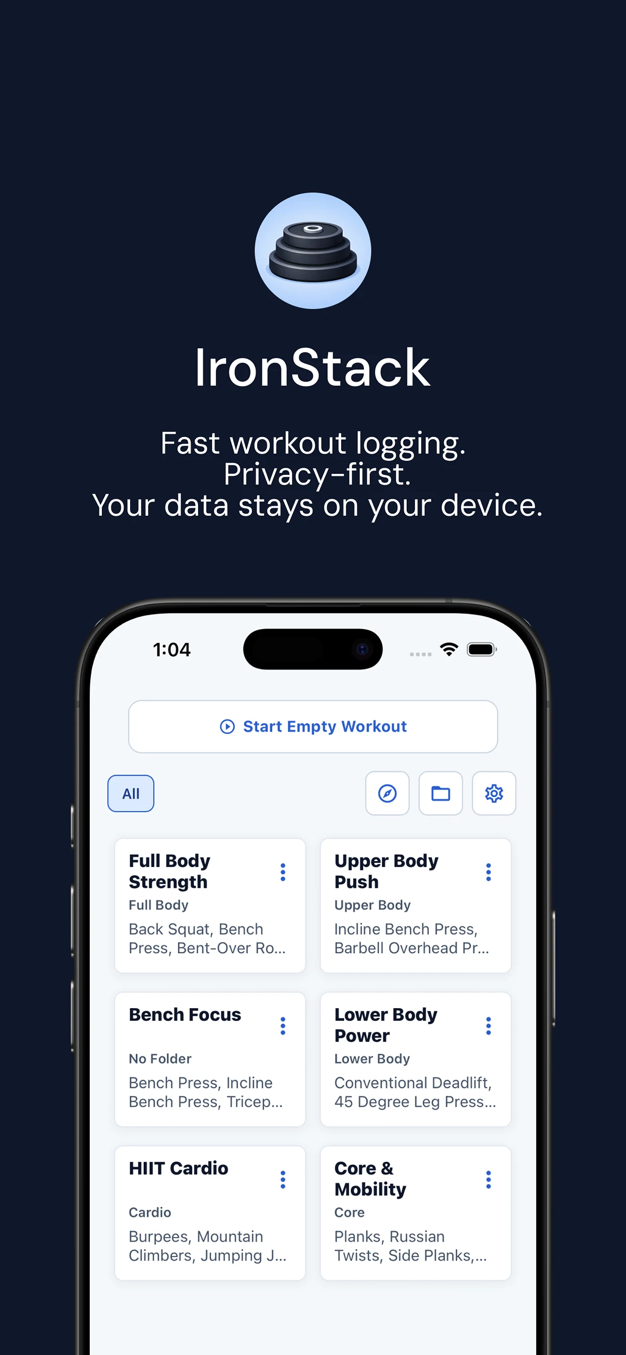 IronStack website